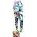 Women's Peacock Multicolor Printed Leggings